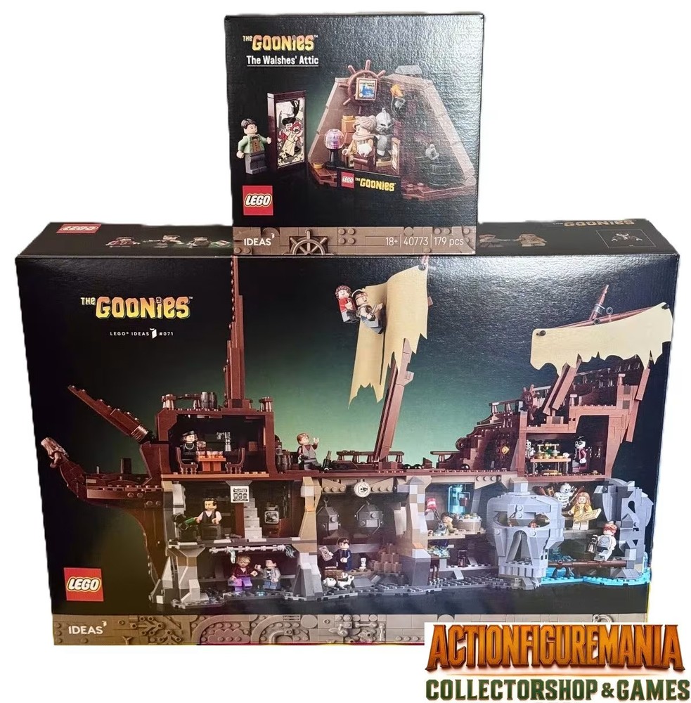Goonies Nave 21363 + The Walshes’ Attic 40773 Exclusive Lego