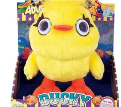 Thinkway Toys Toy Story 4 Ducky & Bunny Interactive Talking Plush Bundle Set New