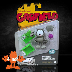 Garfield Wave 1 Nermal Action Figure – 17 Points of Articulation with Yarn &