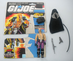 Vintage 1986 Dr. Mindbender G.I. GI Joe Cobra Complete Figure Wrong Color Gun