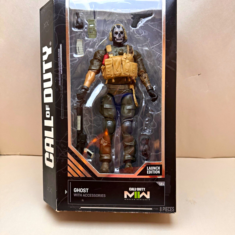 Jazwares Call of Duty MWII Ghost Launch Edition Figure read and see photos