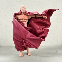 PB-C-DRD-B: B-Grade 1/12 scale Dark Red wired cape for 6″ action figure
