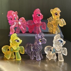 My Little Pony Blind Bag LOT OF 6 from WAVE 17 (Rarity, Sunny Rays +4) Mini FIM