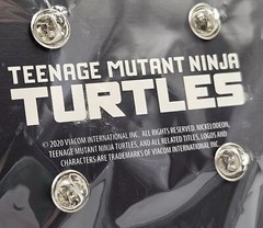 New 2020 QMx’s TMNT Challenge Coin & Pin Set Walmart Exclusive (Limited to 500)