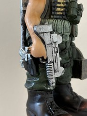 9.5” SD Commando John Matrix Resin Bank Statue Figurine Special Force Toy Figure