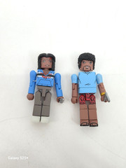 MiniMates Kill Bill Vernita green W/ Knife & Pulp Fiction Jules Winnfield W/ Gun