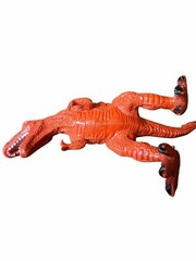 Toy Major T-Rex Red Black Tyrannosaurus Dinosaur Plastic Toy Figure