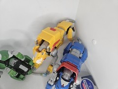 2017 Voltron Action Figure 4 Lion pieces robot Playmate DWA used Red Blue Green