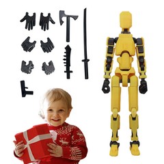 1PCS 13 Joints Figure Articulate Movable Dummy Doll Diy Assembly Toy 3D Printed