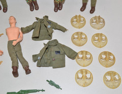 Vintage 1966 TOPPER TOYS THE TIGERS Action Figure Lot 6.5″ Tall With Accessories