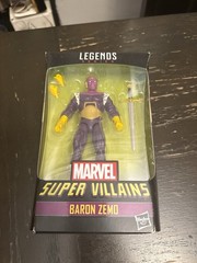 Hasbro Marvel Legends Series Baron Zemo Marvel Action Figure w/ Sword, Hands