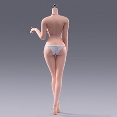 US ANT 1/6 T302B Pale Skin Slim Girl 12″ Female Seamless Action Figure Body Toys
