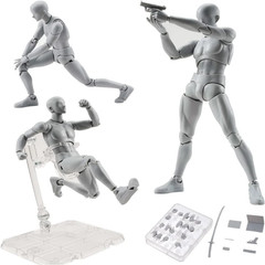 Movable Body Kun Chan Action Figure Drawing Mannequin Artist Sketch Model Gift