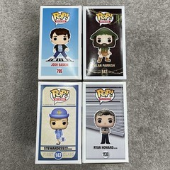 Funko Pop Movies Ad Icons TV Jumanji Big Office Pan Am Figures Mixed Lot Of 4