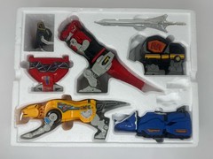 Vintage 1993 Mighty Morphin Power Rangers Megazord Deluxe Set 2260 w/ Box Manual