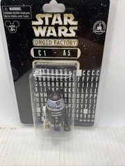 Disney Star Wars C1-A5 Droid Factory Figure Black & Silver With Mickey Mouse Hat