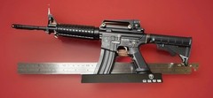 1:2 High Precision M4A1 Carbine Black Eject Metal Super Rare A+ Machine Gun Toy