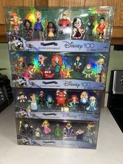 Disney 100 Celebration Figure Pack 100 Years of Magical Moments Set Of 4 New