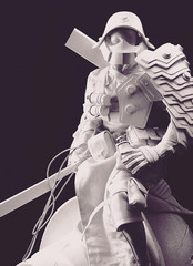 ThreeA Tomorrow Kings (TK) Shogun DIY White Figure 1/6 SEALED 2012