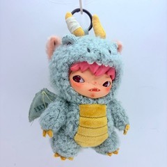POP MART x Hirono Mist-Walker Series Plush Pendant Figure The Wingless Follower