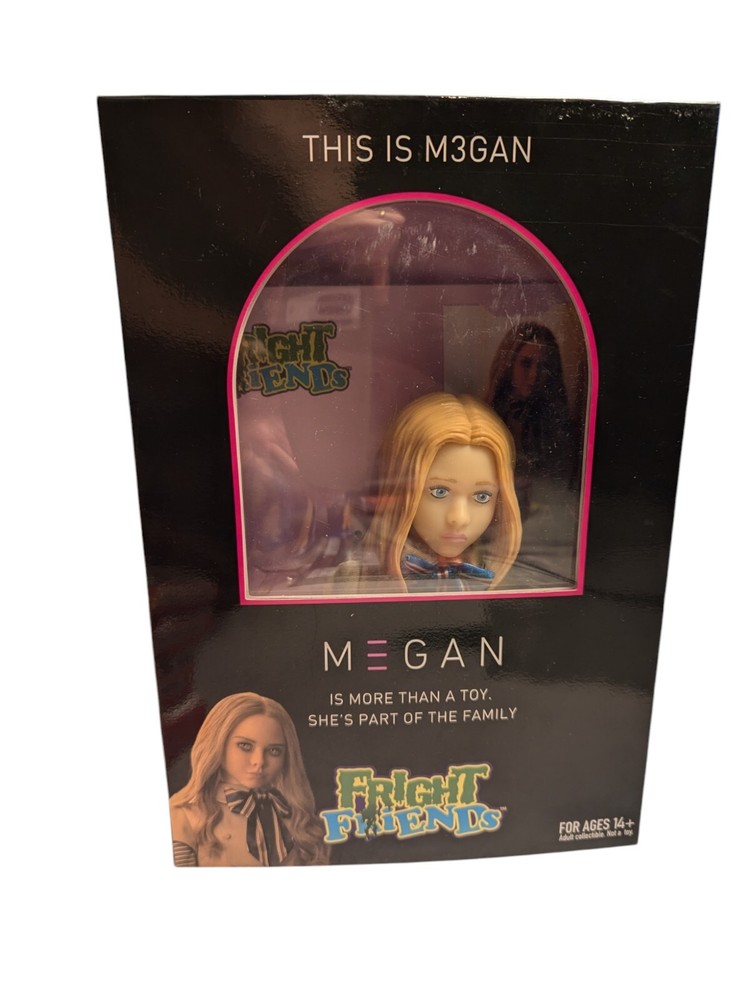 M3GAN (MEGAN) Doll/Plush FRIGHT FRIENDS Halloween Horror Universal Action Figure