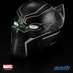 US Stock!!! LED Black Panther Helmet Killerbody 1:1 Wearable Cosplay Mask Props-