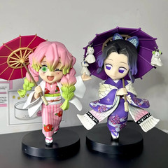 Demon Slayer Plum Rain Series Blind Box Figure Kimetsu no Yaiba Anime PVC Set