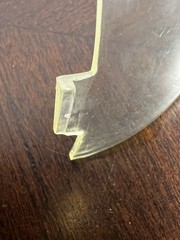 VINTAGE KENNER STAR WARS 1978 LAND SPEEDER WINDSHIELD AND SEAT LOT OF 2 PARTS