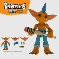Feral CHEDAR Plunderlings Lone Coconut orange Goblin figure Hatchling Walloping