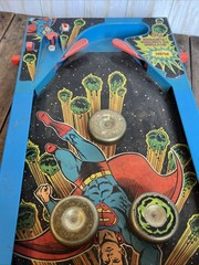 1978 Mattel SUPERMAN Spinball Pinball – Retro Tabletop Pinball Game
