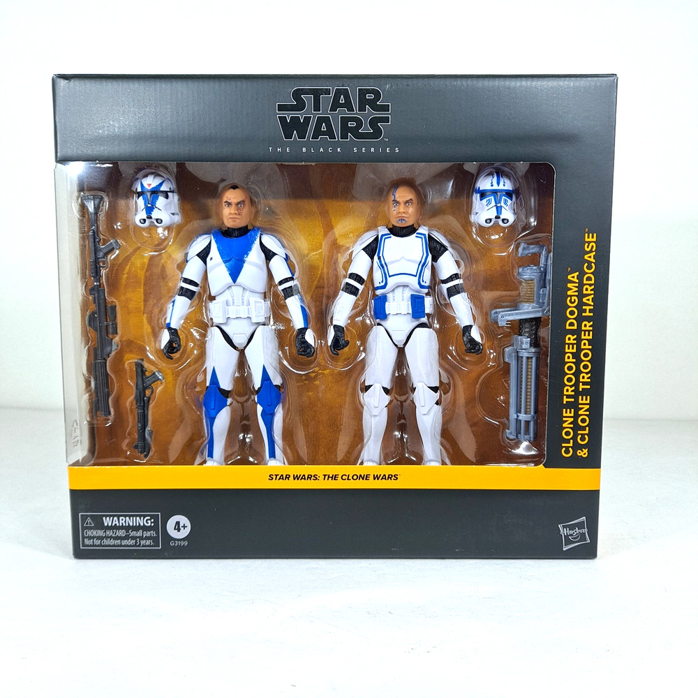Star Wars Black Series 6″ Clone Troopers Dogma and Hardcase – Clone Wars New