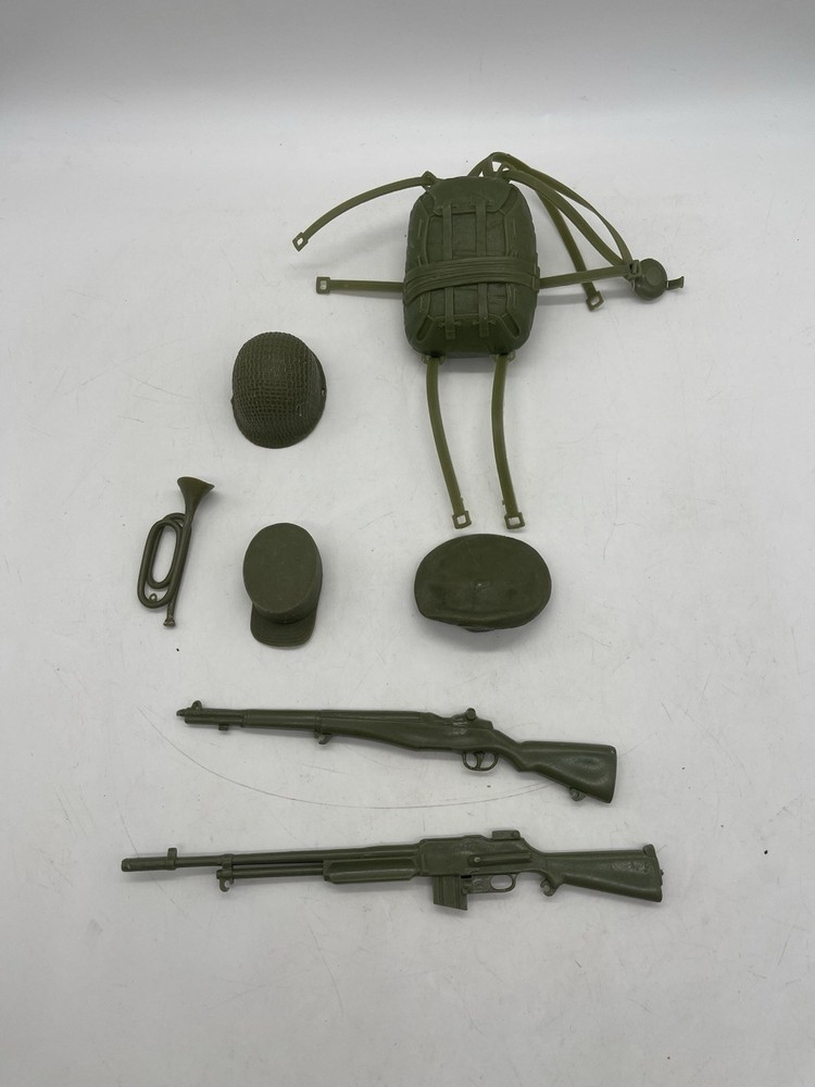 Vintage 1965 Marx Stony Stonewall Smith Battling Soldier Accessories!