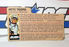 GI Joe Snow Job 1983 v1 *100% COMPLETE w/File Card, Excellent!* Vintage ARAH