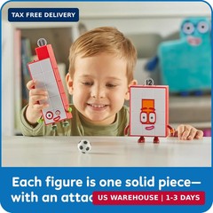 hand2mind Numberblocks Friends Eleven and Twelve Figures, Numbers for Toddlers,