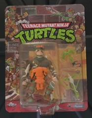 Vintage 1990 Playmates Teenage Mutant Ninja Turtles Rat King – MOC + CASE