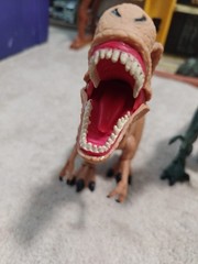 Mighty Megasaurs Electronic Walking T-Rex & Velociraptor – Roars Lights Up