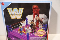WWE Royal Rumble Official Retro Ring 2024 with Brother Love Retro Figure New