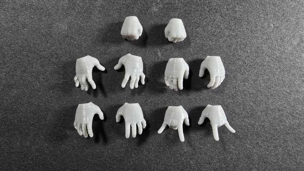 3d Printed Mafex Spiderman Hands Stylized