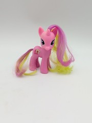 My Little Pony G4 LULU LUCK Brushable Hair Pink Green Horshoes Cutie Mark
