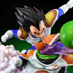 21Cm/8.26In Dragon Ball Z Vegeta Vs Guldo Ginyu Force Anime Figure Statue PVC