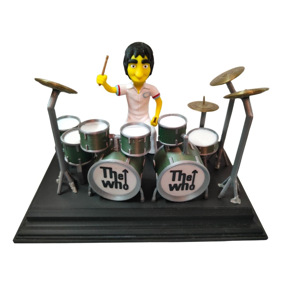 Drummer Keith moon (The Simpsons) The Who Full Color