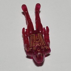 Vintage Tron red WARRIOR 3.75” action figure 1981 Tomy Walt Disney Movie no disk