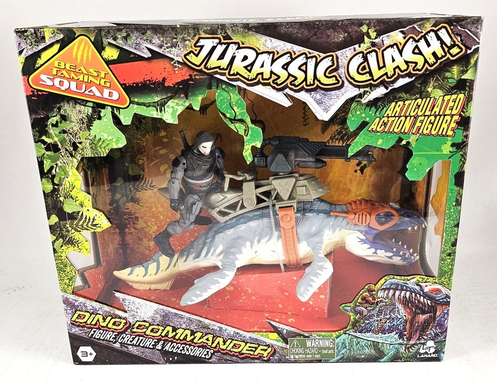 Lanard Toys Primal/Jurassic Clash: Dino Commander (Liopleurodon – 1:18 Scale)