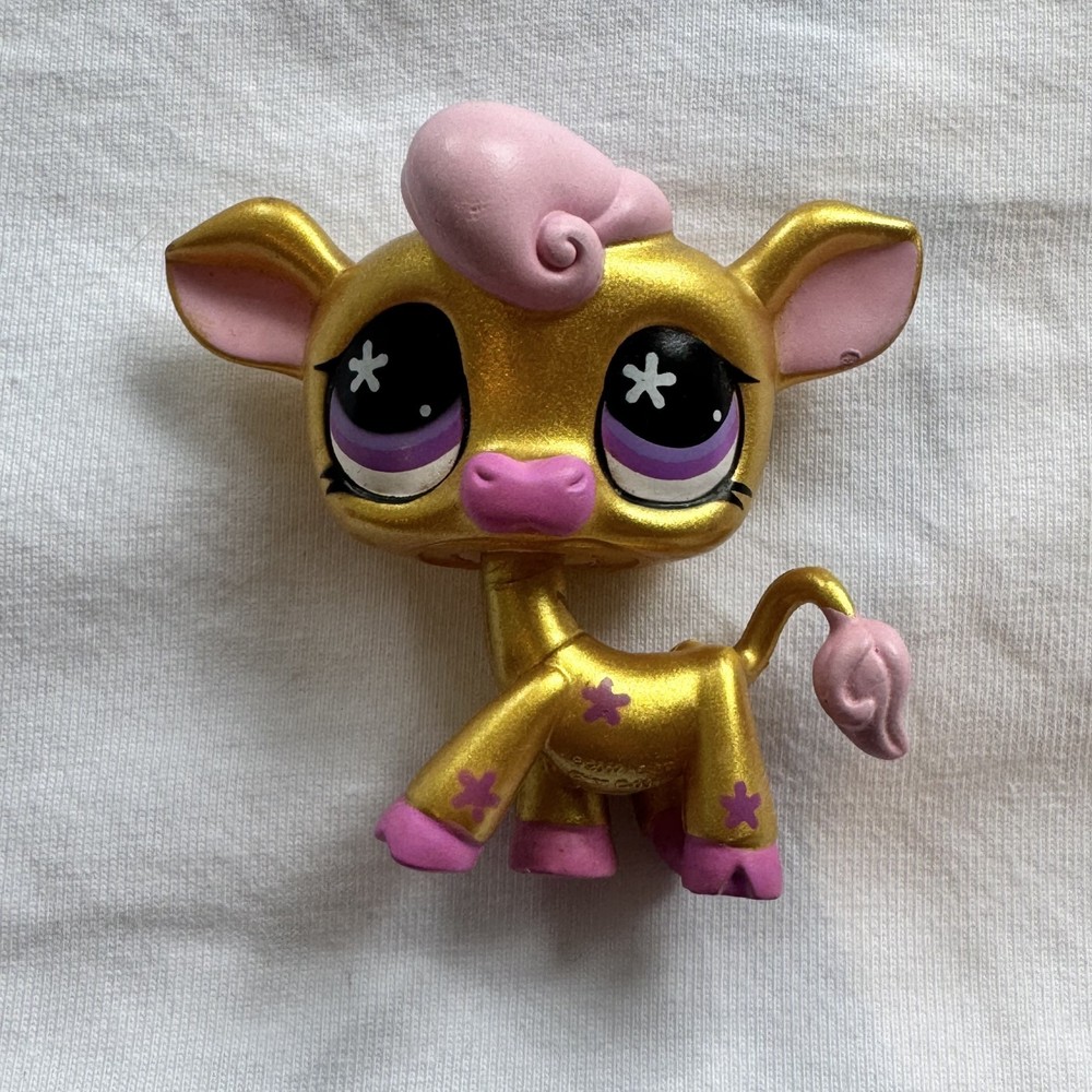 Littlest Pet Shop Authentic NO# Golden Ox/Chinese New Year Exclusive Cow RARE