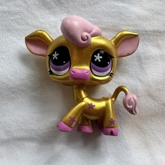 Littlest Pet Shop Authentic NO# Golden Ox/Chinese New Year Exclusive Cow RARE