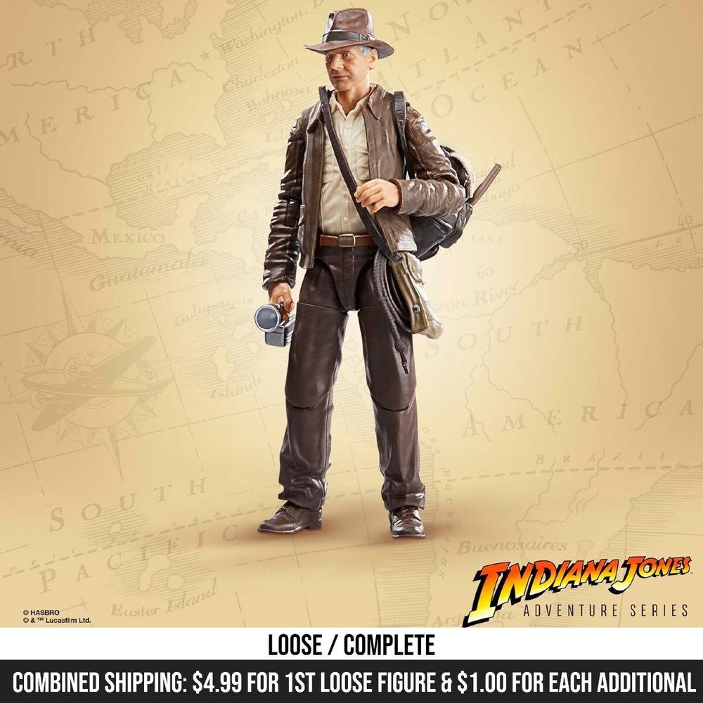 Indiana Jones Adventure Series Indiana Jones Dial of Destiny 6″ Figure – LOOSE