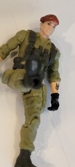 True Heroes Sentinel 1 One S1 Military Soldier Green Beret Action Figure 4″ EUC