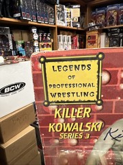 Legends Of Professional Wrestling Bloody Killer Kowalski Autographed Figurine