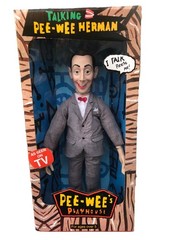 Pee-Wee Herman Brand Talking PeeWee Doll 2000 Brand New in Box Playhouse Working
