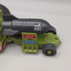 1985 G.I. Joe Weapon Transport Vintage Body, Gun with Bomb Trailer